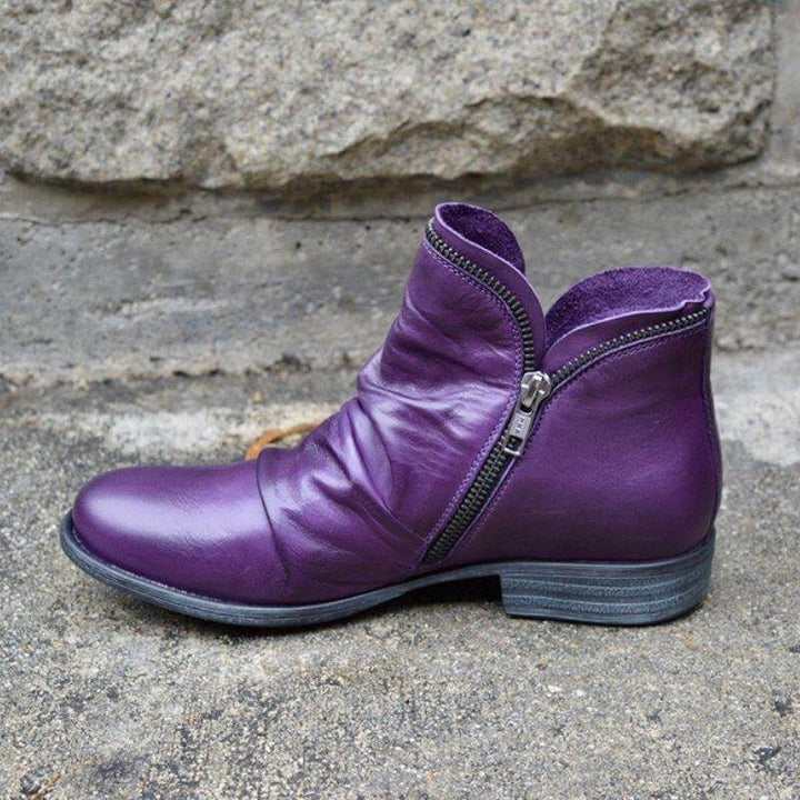 Women's Zip-Up Ankle Boots
