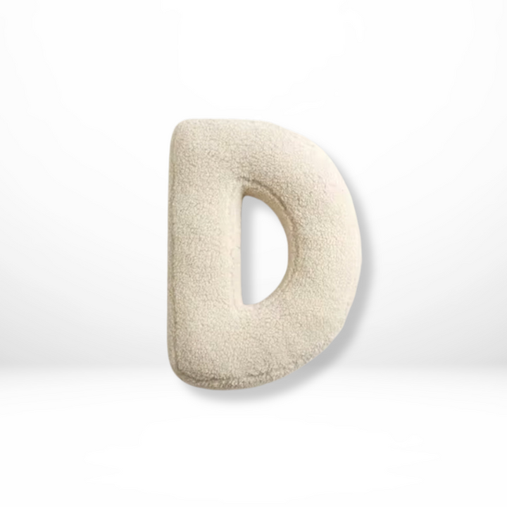 Personalized velvet 'H' letter pillow, perfect for initial decor & luxurious home accenting.