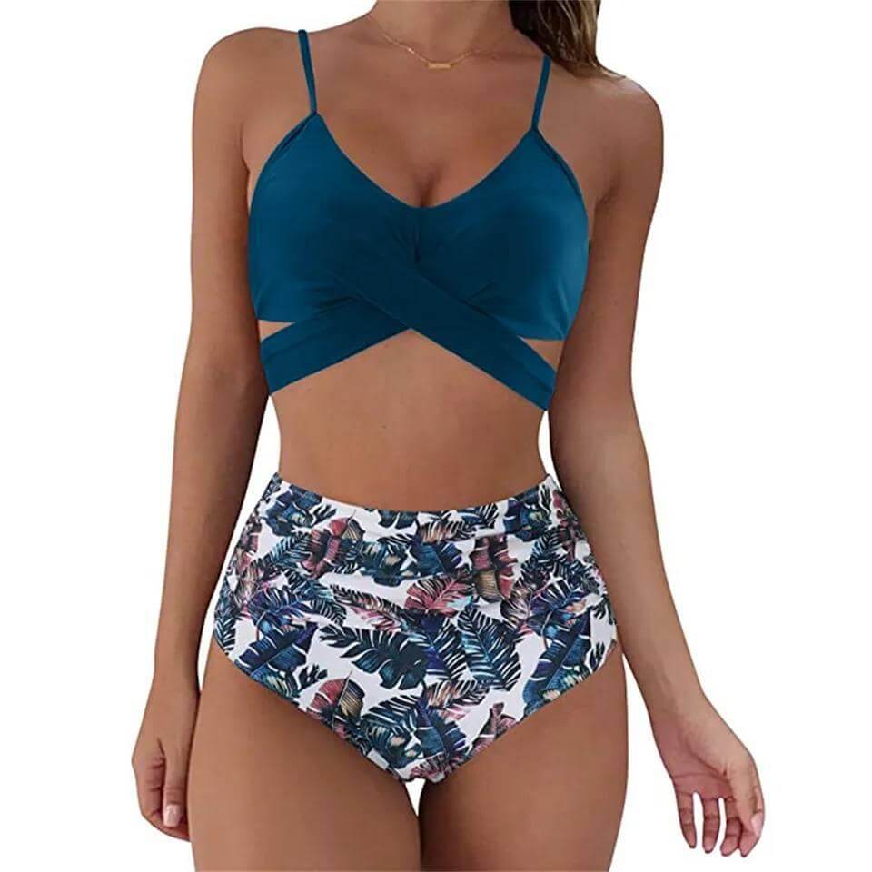 Elegant High-Waisted Bikini Set
