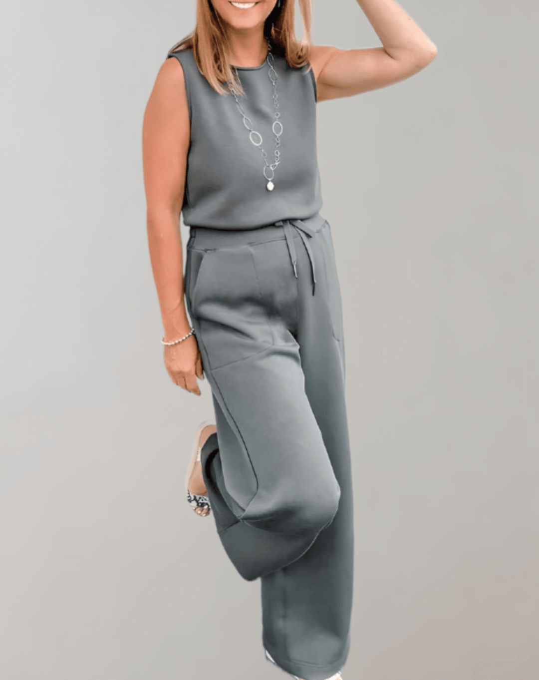 Women's Tweed Two-Piece Skirt Suit
