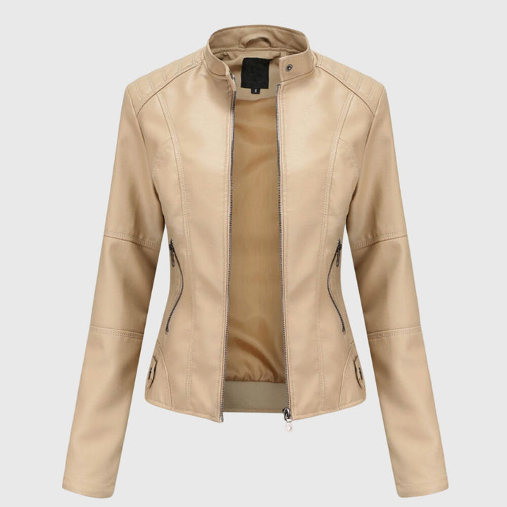 Versatile women's jacket in a modern classic style. Elegant outerwear for ladies, perfect for everyday chic fashion.