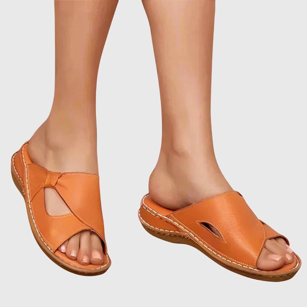 Casual women's walking sandals with orthopedic arch support, designed for ultimate comfort and pain relief.