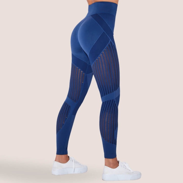 Comfortable anti-cellulite leggings for women, offering a slimming look & versatile high-waist fit.
