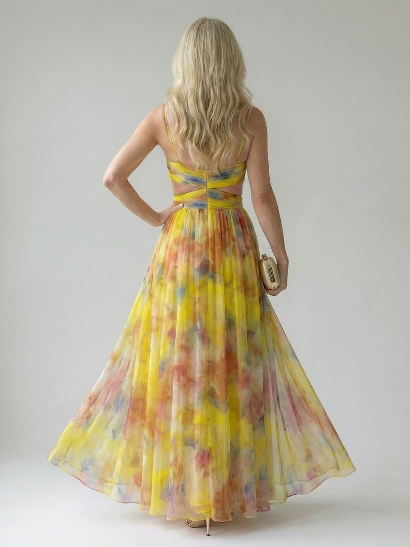 Casual summer wrap maxi dress, sleeveless design, comfortable and chic for women.