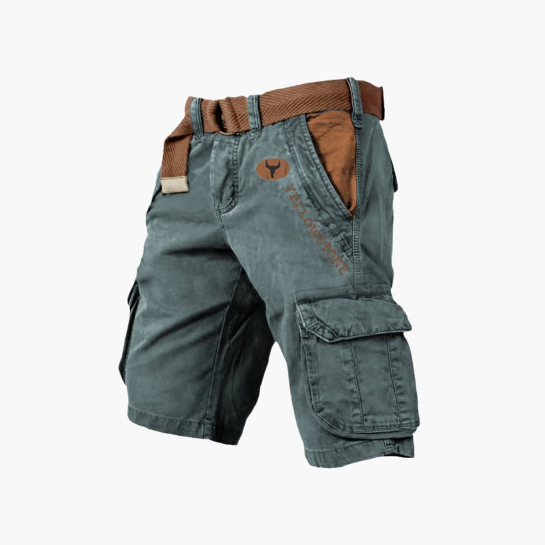 Casual men's summer cargo shorts featuring 6 spacious pockets for all your essentials.