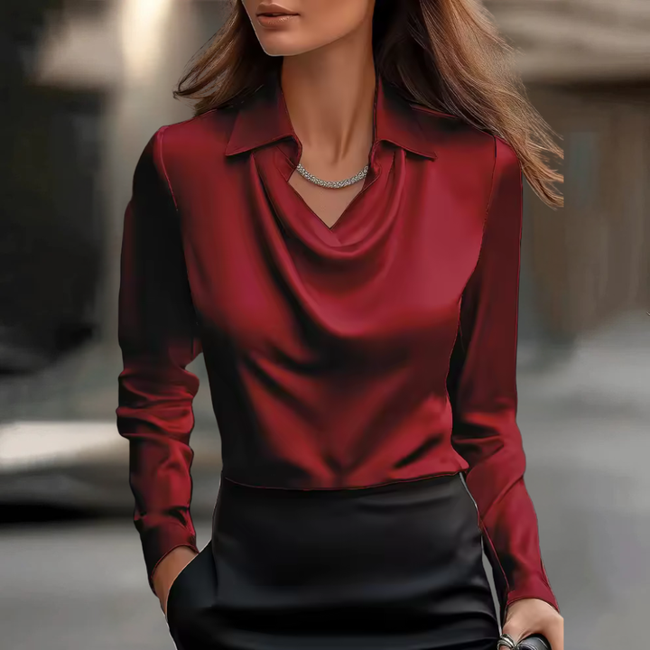 Effortless style with this women's elegant blouse. Comfortable, timeless, and chic attire for women.