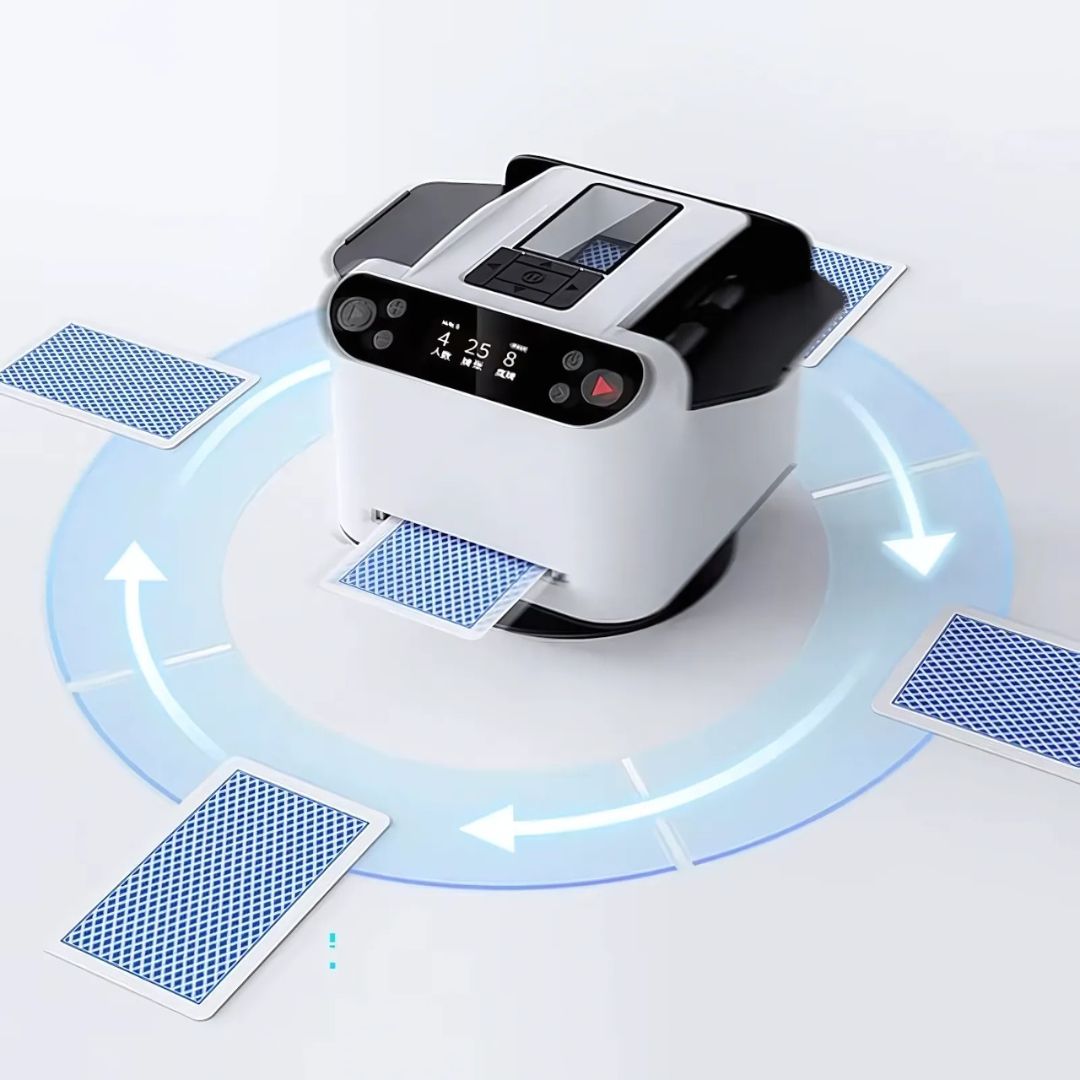 Ensures fair play with automatic card shuffling and dealing for all card games.