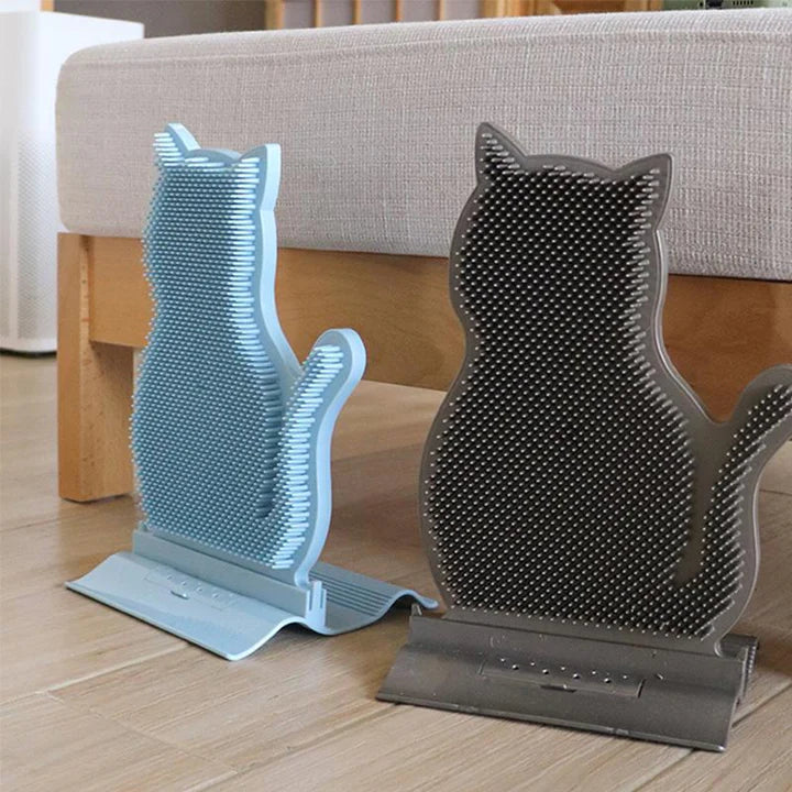 Anti-scratch cat board provides satisfying scratching & soothing massage for happy pets.