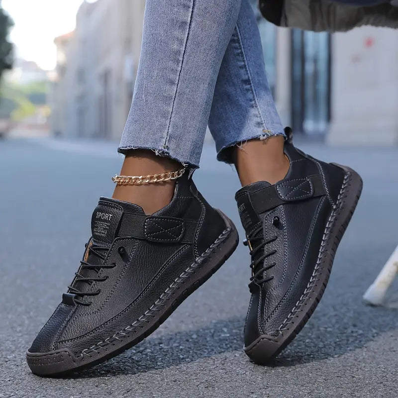 Orthopaedic slip-on trainers for women, designed for posture correction and ultimate comfort.