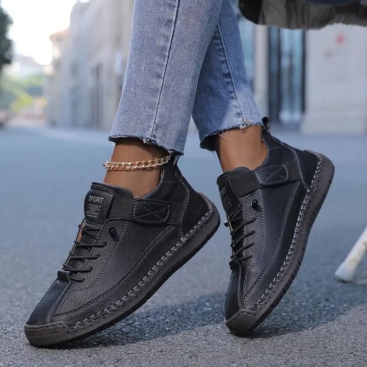 Orthopaedic slip-on trainers for women, designed for posture correction and ultimate comfort.