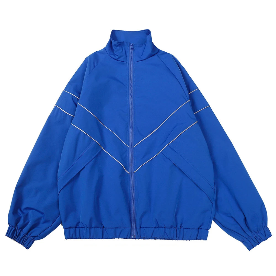 Enhance your active lifestyle with the Men's Meridian lightweight performance track jacket, perfect for any workout.