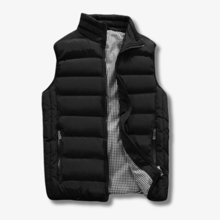 Versatile men's vest, ideal for outdoor gear & casual wear. Stylish layering piece for fall and winter fashion.