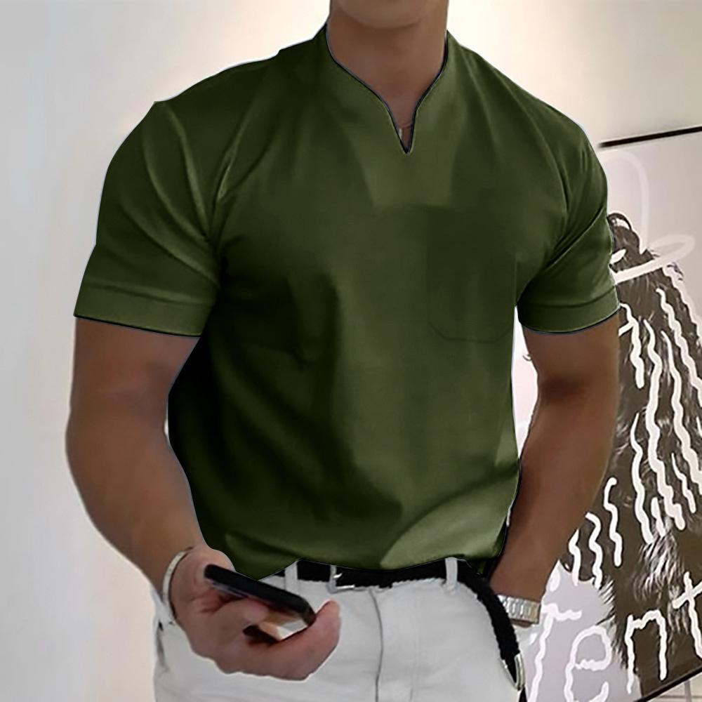 Versatile men's smart casual polo shirt, perfect for men's everyday fashion & comfort.