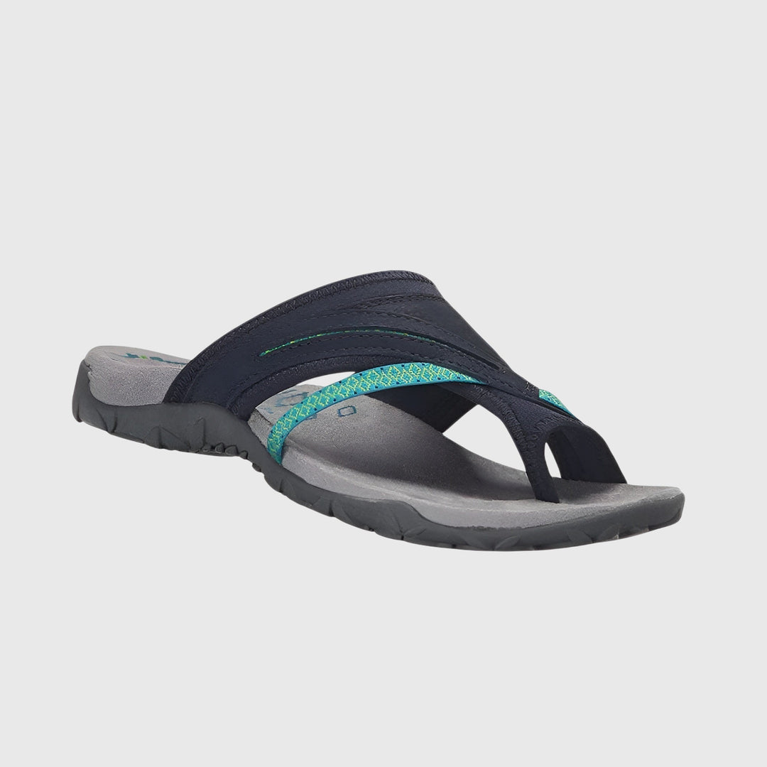 Sleek Jade ergonomic women's sandals featuring supportive footbeds and a comfortable, casual design for summer.