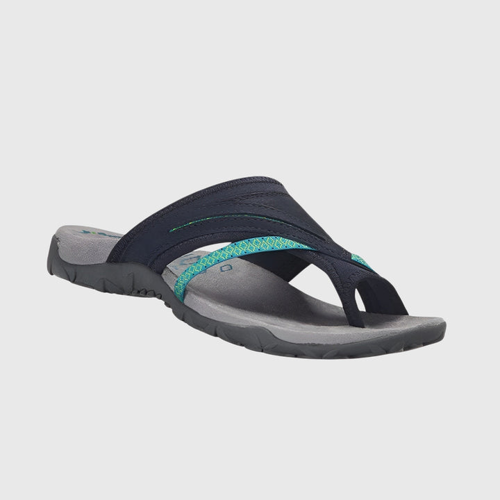 Sleek Jade ergonomic women's sandals featuring supportive footbeds and a comfortable, casual design for summer.