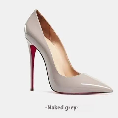Comfortable women's stiletto high heels, featuring a sleek pointed toe & soft sole. Ideal for dressy occasions.