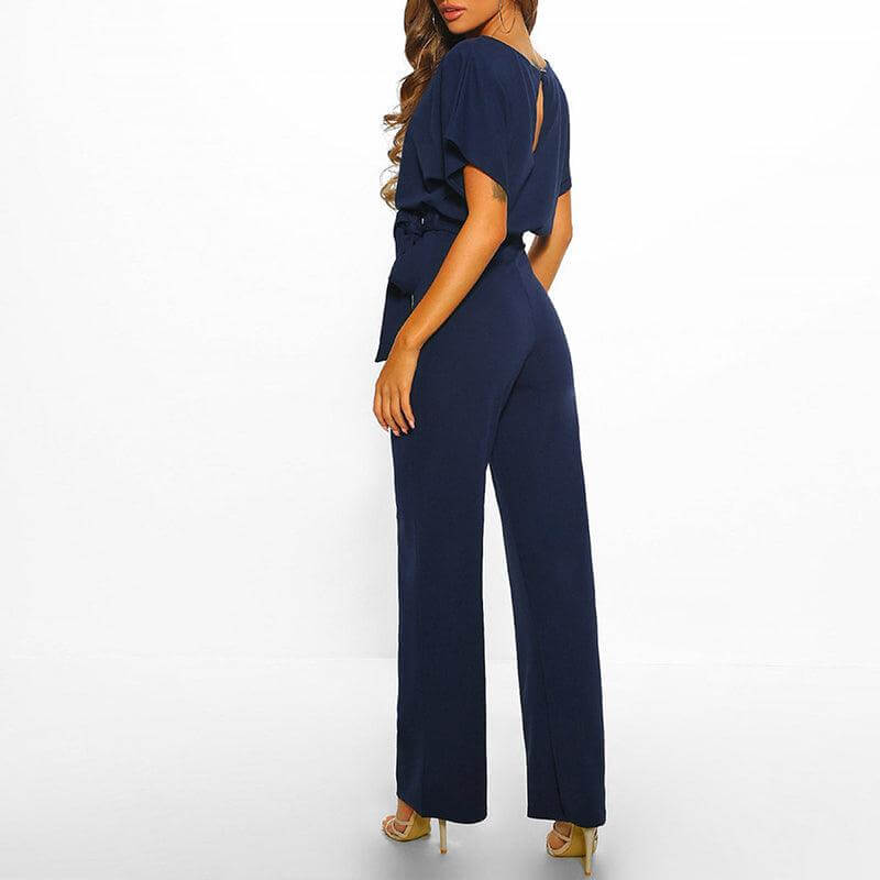 Women's Belted Jumpsuit