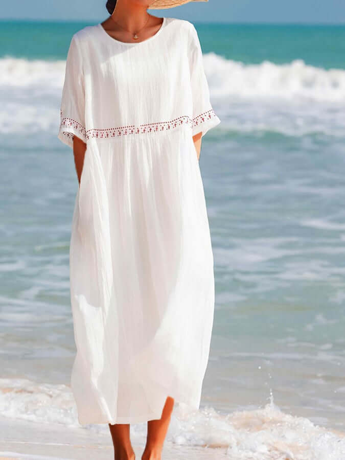 Women's Embroidered Loose Dress