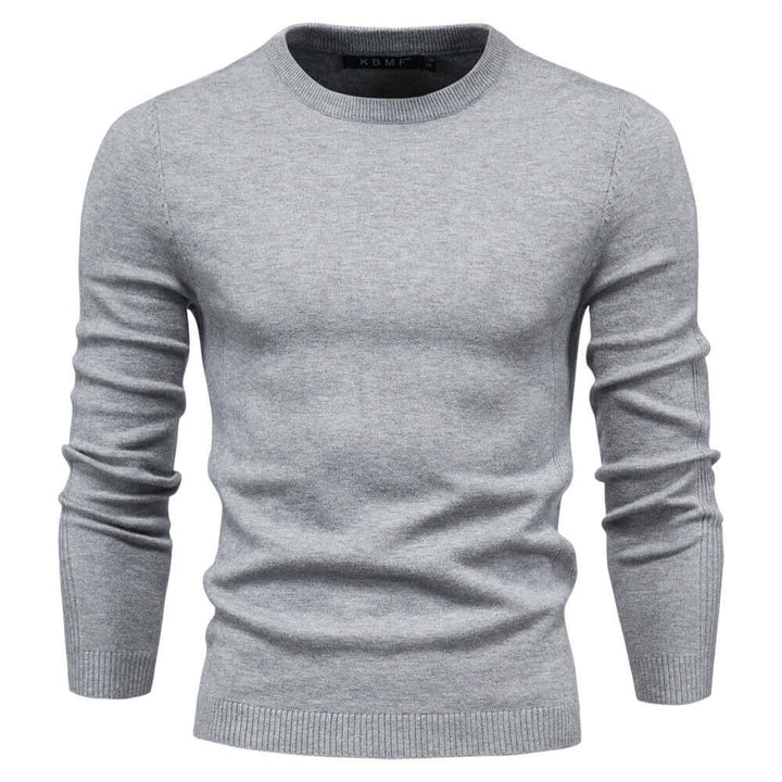 Men's Knitted Sweater - Warm Pullover for Autumn & Winter