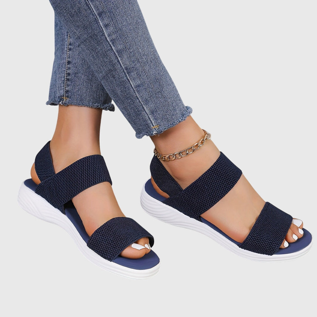 Comfortable women's sandals featuring adjustable straps and arch support for active days.