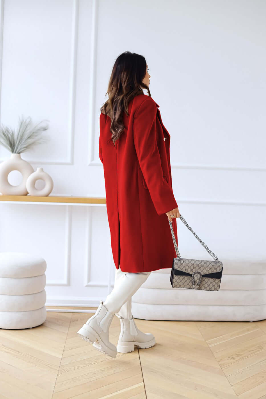 Women's Fitted Double-Breasted Jacket
