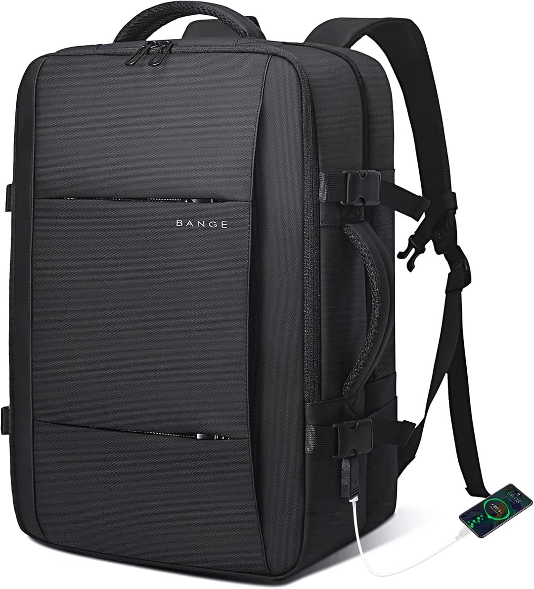 Adventure-ready waterproof travel backpack, 26-45L expandable, for all your gear.