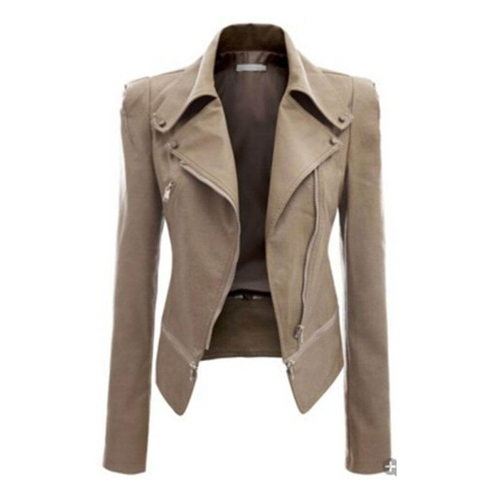 Women's Slim Fit Zip-Up Jacket