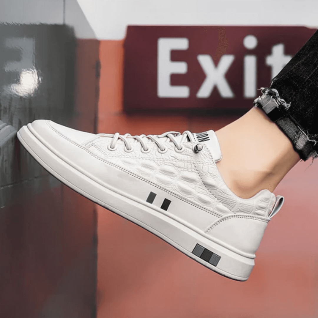 Men's Quilted Low-Top Trainers