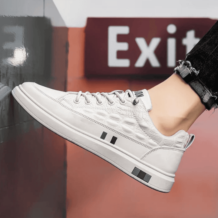 Men's Quilted Low-Top Trainers
