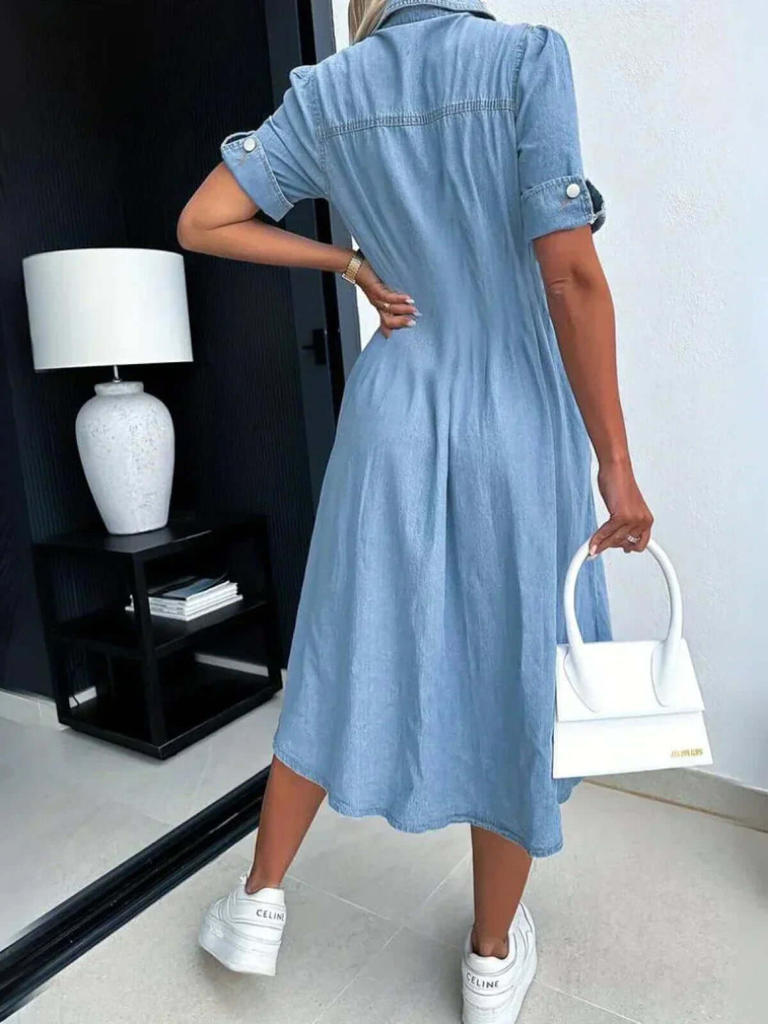 Denim Dress - Women's Versatile Outfit