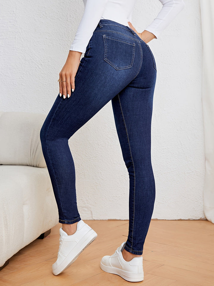 Flattering & comfortable women's Emma high-rise skinny jeans, perfect casual denim for autumn & winter style.