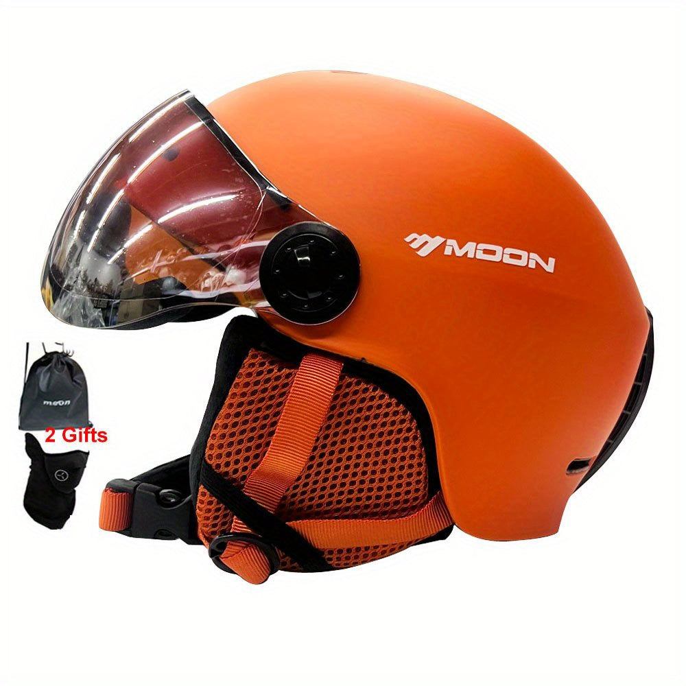 Unisex ski and snowboard helmet, versatile for all winter sports enthusiasts. Safe & adjustable.