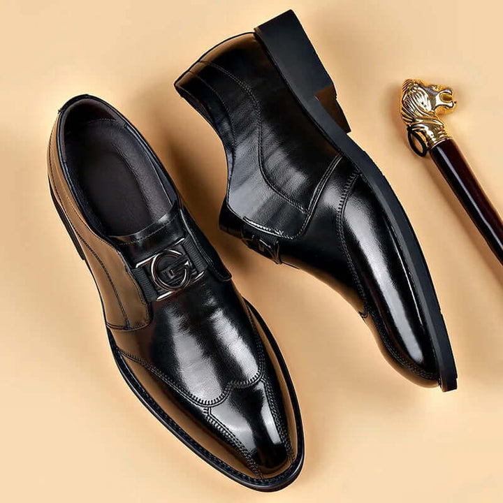 Men's Casual Pointed Toe Leather Shoes