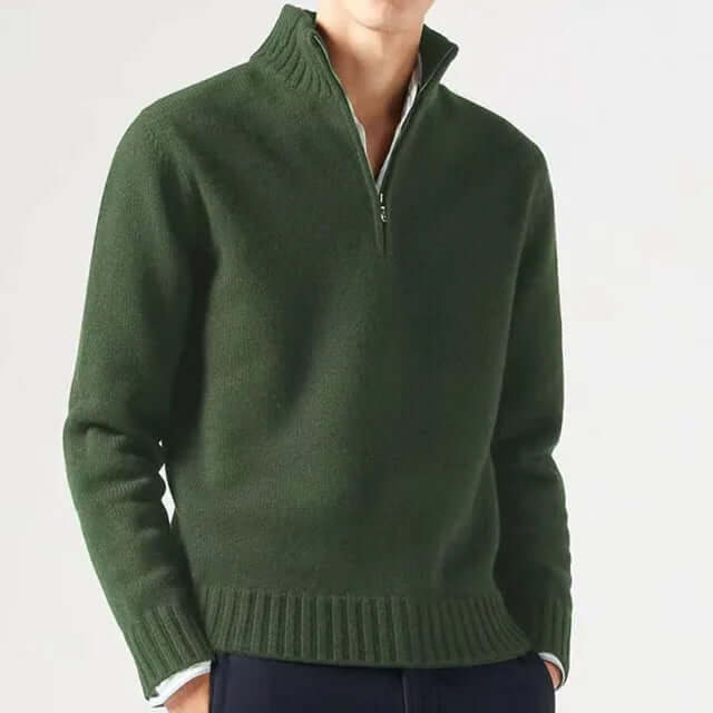 Men's Half-Zip Warm Sweater
