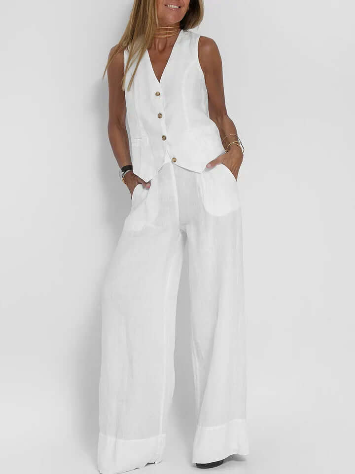 Women's Two-Piece Vest Set