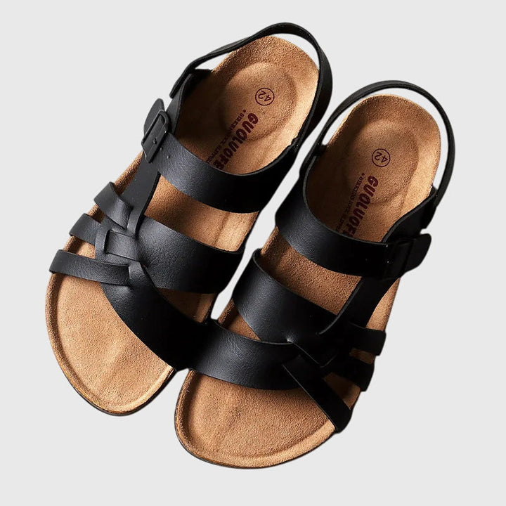Comfortable women's orthopaedic sandals, designed with arch support for happy feet & summer comfort.