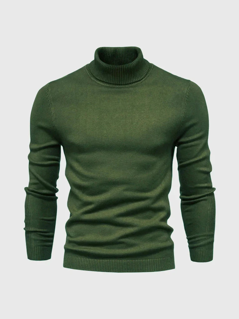 Men's classic turtleneck sweater for work, casual outings & formal events.
