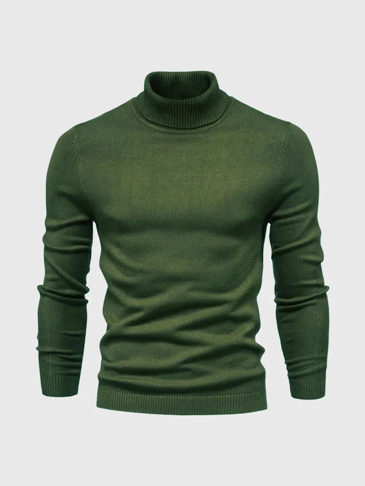 Men's classic turtleneck sweater for work, casual outings & formal events.
