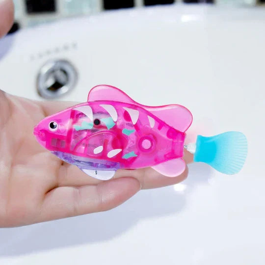 Interactive aquatic dog toy: durable swimming fish for endless water fun.