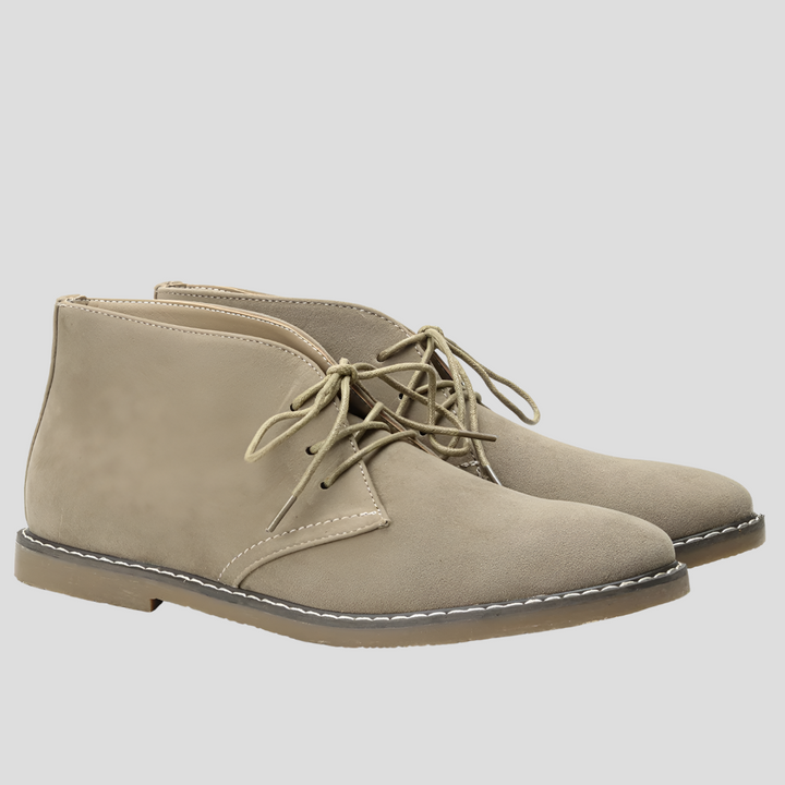 Timeless men's desert boots, an essential for comfortable everyday footwear and classic casual style.