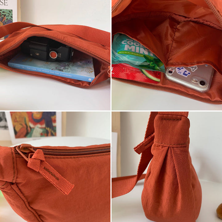 Elegant Half Moon Crossbody Purse, a modern accessory for women's daily and travel needs.