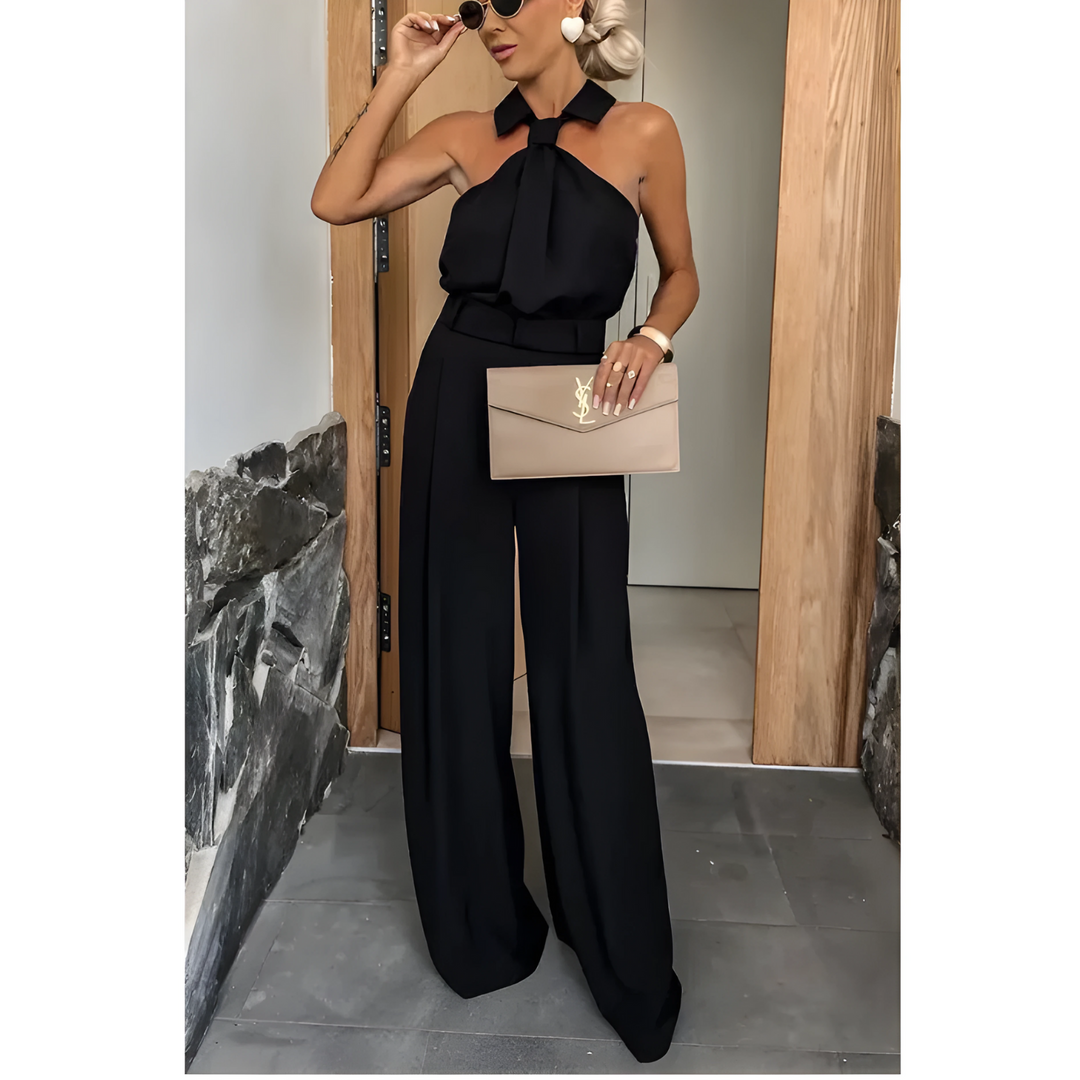 Effortlessly stylish women's elegant summer set, a comfortable two-piece outfit perfect for a chic ladies' look.