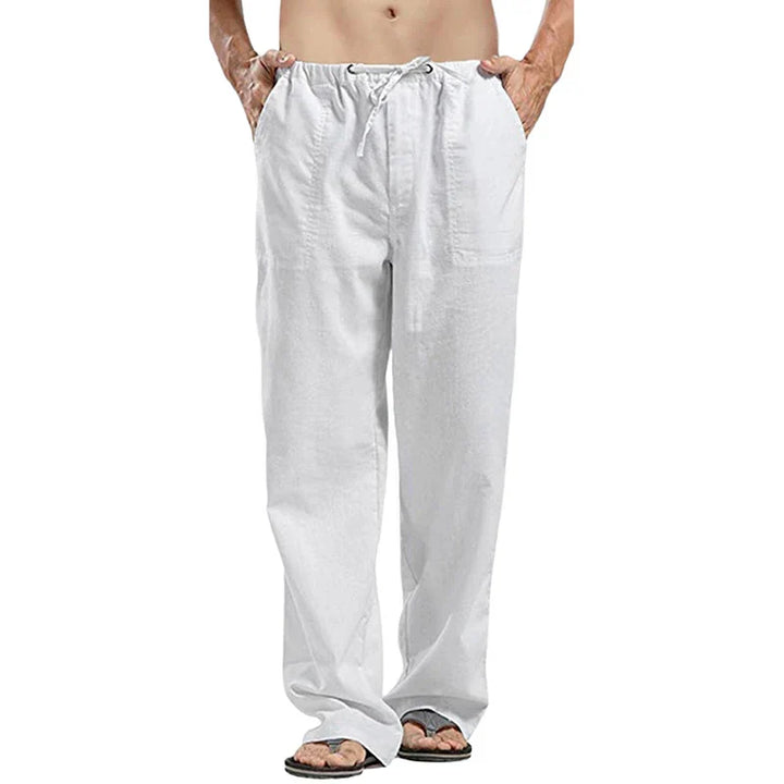 Men's oversized breathable casual pants in a relaxed fit, perfect for summer comfort.