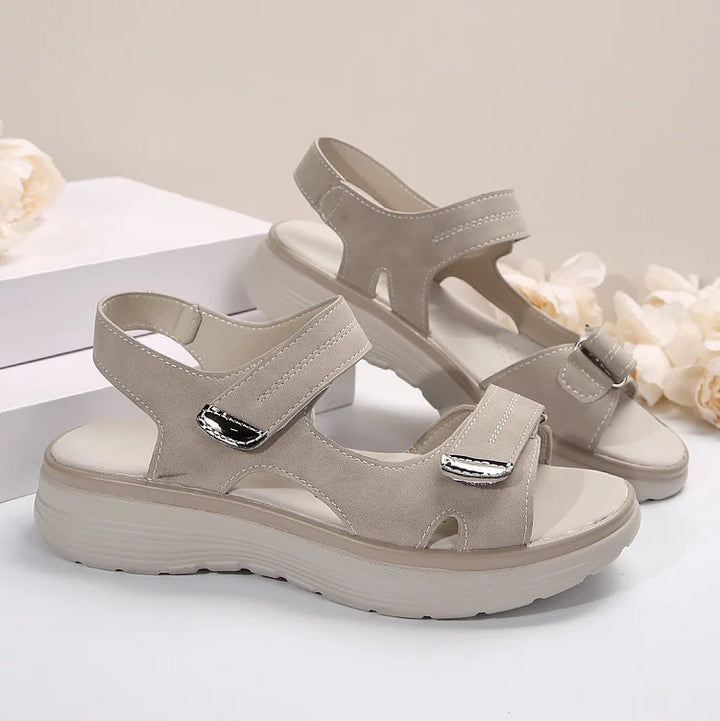 Women's casual orthopaedic sandals with adjustable straps, offering excellent foot support.