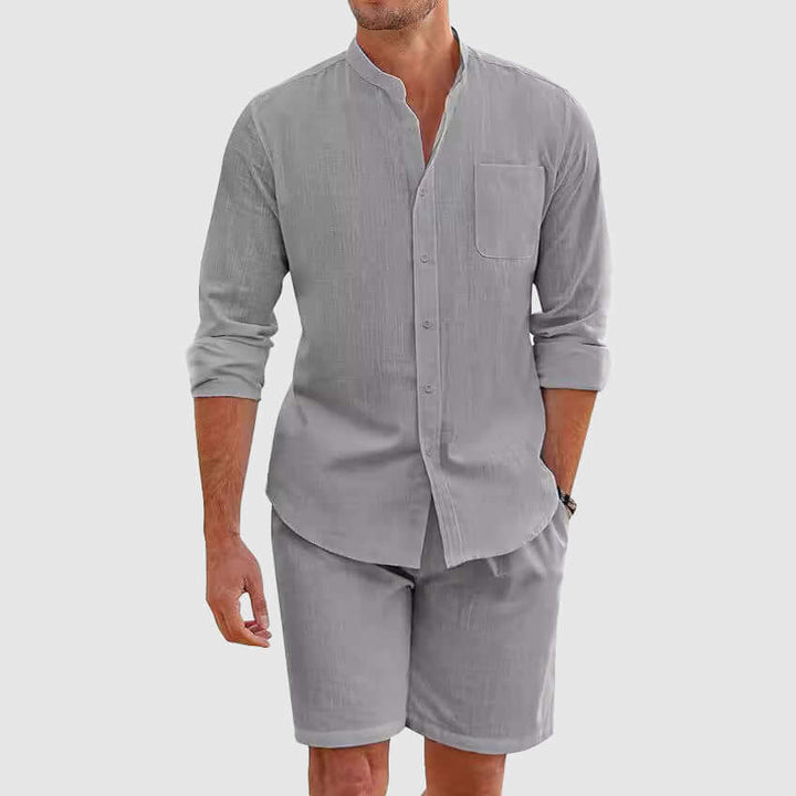 Men's Shirt & Shorts Set