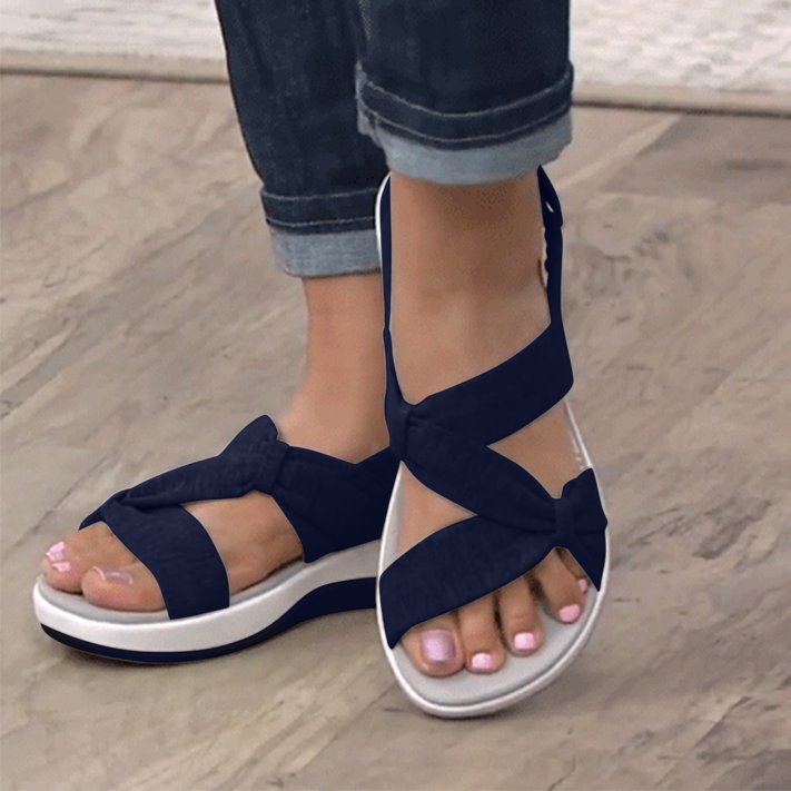 Stylish women's orthopedic summer sandals with arch support for daily comfort.