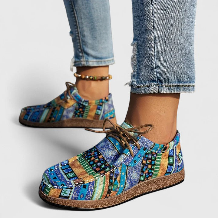 Walking orthopedic shoes for women, promoting foot health & comfort with advanced arch support.