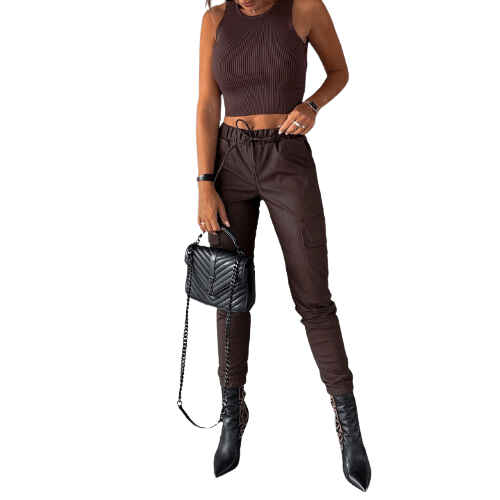 Women's Slim Fit Cargo Trousers