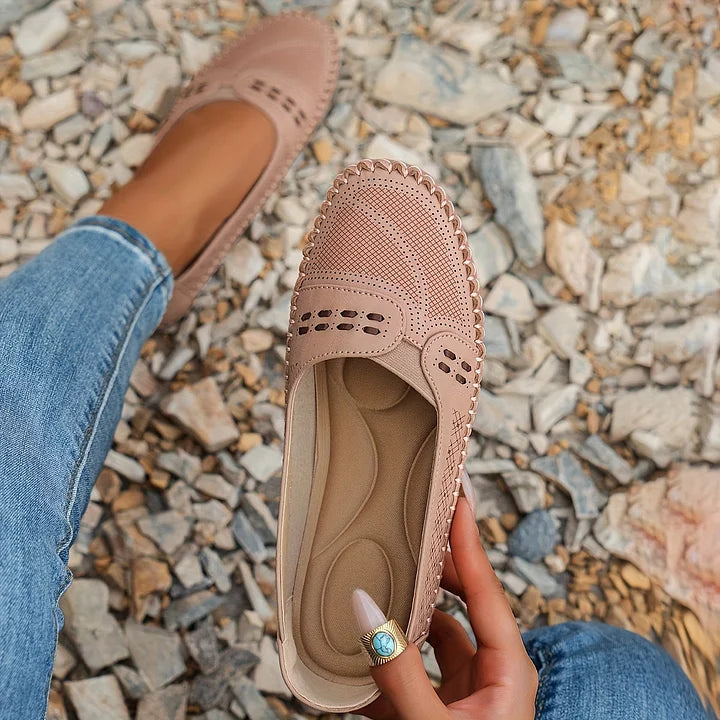 Supportive orthopaedic shoes for women, ensuring all-day comfort & stable walking.