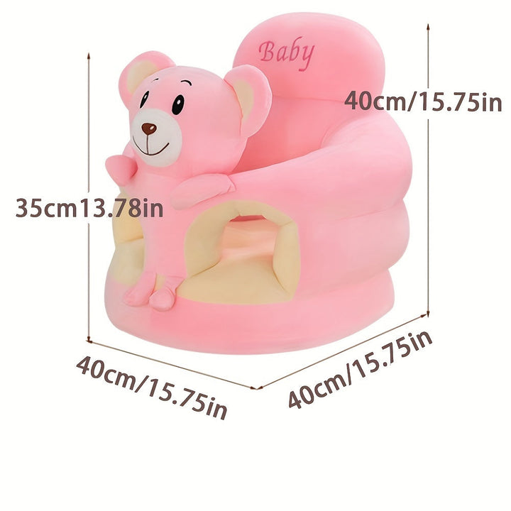 Secure plush baby sitting chair, perfect for nursery use, aiding infant developmental sitting stages.